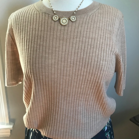 Banana Republic Merino Wool Short Sleeve Sweater NWT Banana Republic Merino Wool Short Sleeve Sweater NWT